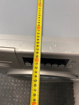 Bosch Serie 4 Silver Front-Loader Washing Machine — Good Working Order – depth measurement