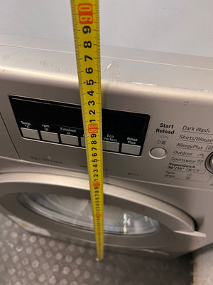 Bosch Serie 4 Silver Front-Loader Washing Machine — Good Working Order – height measurement