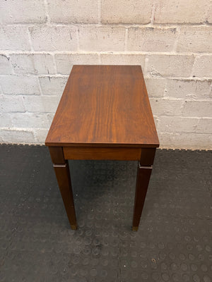 Wooden Piano Stool with Hinged Storage Lid — Fair Used Condition – top view