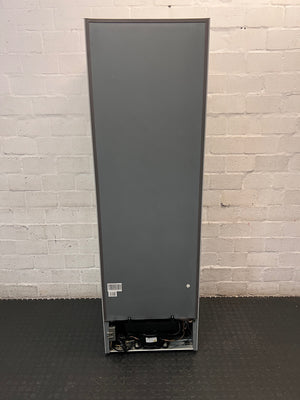 Hisense Silver Bottom-Mount Fridge Freezer — Working Well With Broken Internal Trays – back view