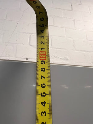 Hisense Silver Bottom-Mount Fridge Freezer — Working Well With Broken Internal Trays – height measurement