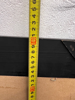 Tall Rectangular Mirror with Wide Dark Frame – height measurement