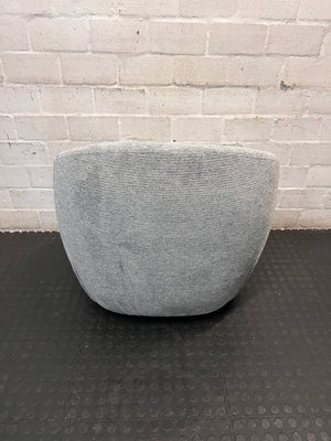Grey Fabric Swivel Tub Chair — Good Working Order – condition detail