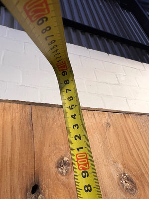 Tall Narrow Wooden Wardrobe on Wheels — Well Used Condition – height measurement