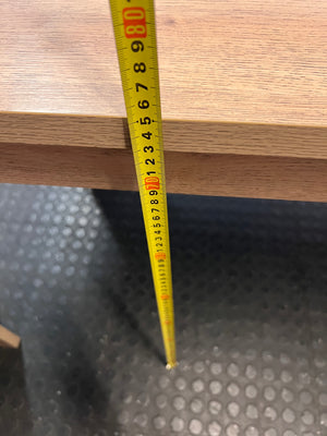 Modern Oak-Look Dining Table — Very Good Condition – height measurement