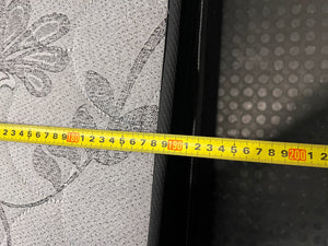 Double Bed Mattress and Base Set in Black and Grey — Good Condition Bed and Base – width measurement