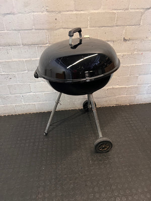 Black Weber Kettle Braai — Good Working Order – top view