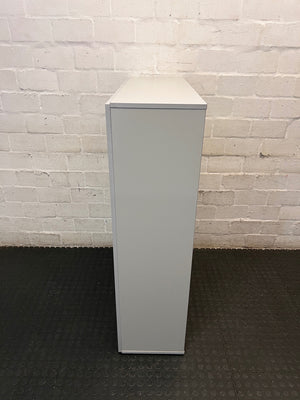 Grey Two-Door Lockable Office Cupboard – condition detail