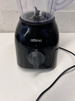 Ottimo Black and Clear Plastic Jug Blender — Good Working Order – condition detail