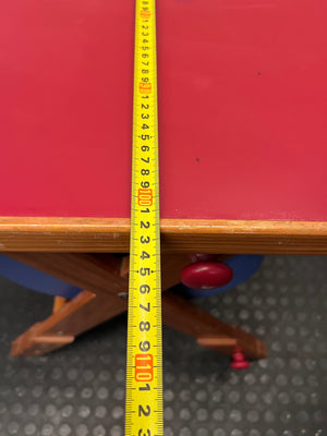 Wooden Child's Desk with Red Top – width measurement