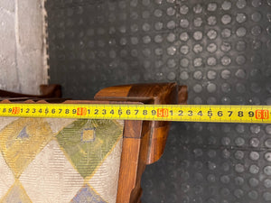 Ladder-Back Timber Dining Chair with Ball and Claw Feet – width measurement