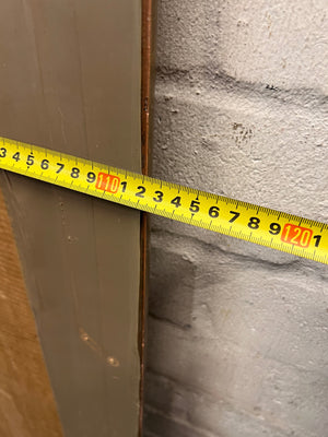 Large Bevelled Wall Mirror in Gold Toned Frame – width measurement