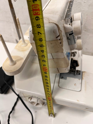 Tedex Regal 3010D Overlocker with Foot Pedal — Good Working Order – height measurement