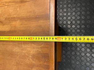 Classic Tapered Yellow Wood Kist — Good Working Order – width measurement