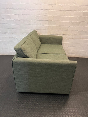 Nest Homes Green Fabric Sleeper Couch — Minimal Wear and Tear – top view