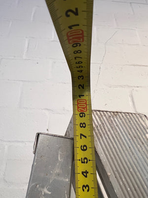 6-Step Metal A-Frame Folding Ladder — Used 6-Step Metal Ladder in Fair Condition – height measurement