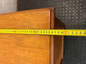 Classic Oak Chest of 3 Drawers with Metal Handles — Fair Used Condition – width measurement