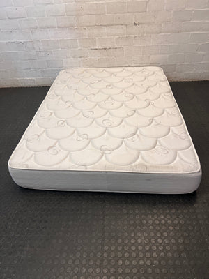 Genessi Comfort Rest Double Bed Mattress — Fair Used Condition – back view