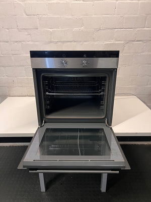 Siemens Silver Built-In Oven – side view