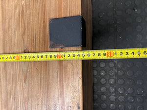 Large Rustic Wooden Chest Coffee Table with Metal Banding – depth measurement