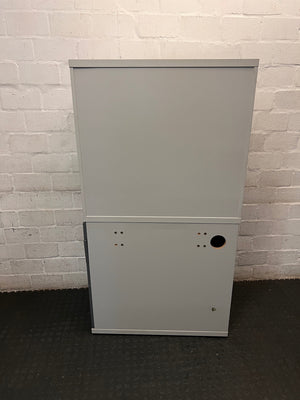 White and Grey Office Storage Unit with Drawers – condition detail