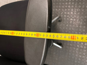 Black Mesh High Back Office Chair with Chrome Base – width measurement