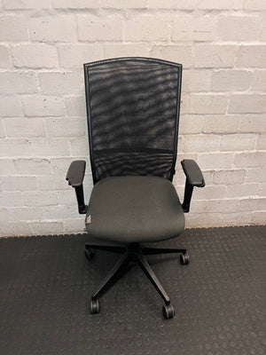 High-Back Mesh Office Chair with Swivel Base – main front view