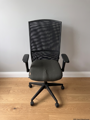 High-Back Mesh Office Chair with Swivel Base – styled product image