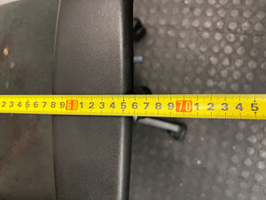 Black Mesh High-Back Office Chair – width measurement