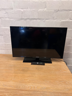 Samsung Flat Screen TV with Remote and Stand — Does Not Power On; No Power LED Indicator – main front view