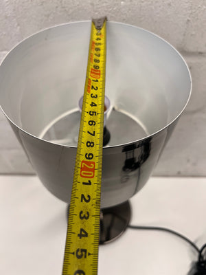 Modern Metallic Purple Table Lamp – depth measurement