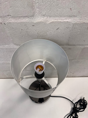Modern Metallic Purple Table Lamp – top view