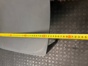 Modern Grey Molded Plastic Dining Chair – depth measurement