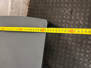 Modern Grey Molded Plastic Dining Chair – width measurement