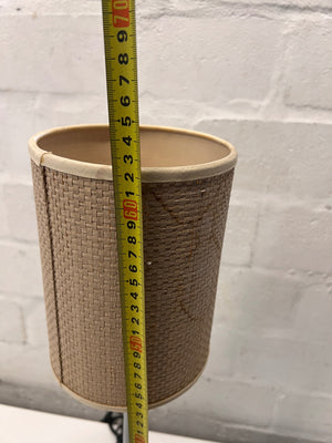 Modern Table Lamp with Woven Texture Shade – height measurement