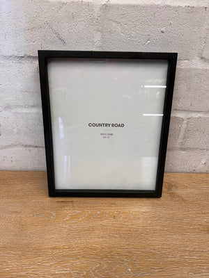 Country Road Black Timber Photo Frame (8x10") – main front view