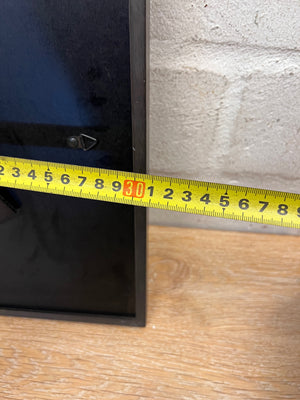 Country Road Black Timber Photo Frame (8x10") – width measurement