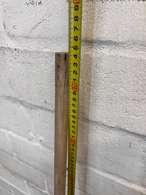 Traditional Wooden Handle Cotton Mop – height measurement