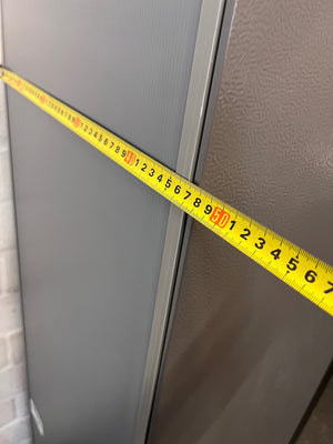 Hisense 154L Top Freezer Fridge in Titanium Silver – depth measurement