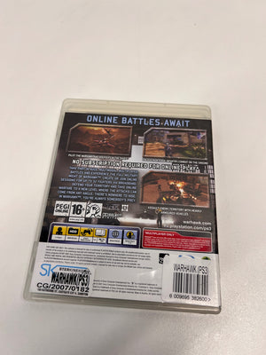 Warhawk PlayStation 3 Video Game – condition detail