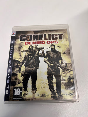 Conflict: Denied Ops PlayStation 3 Game – main front view