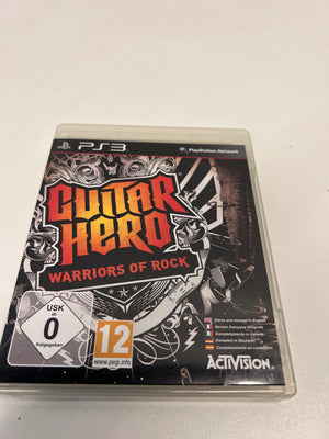 Guitar Hero: Warriors of Rock PS3 Game – main front view