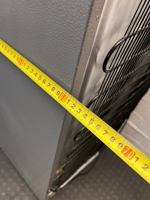 Defy Grey Bottom-Mount Fridge-Freezer – width measurement