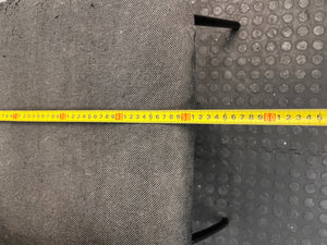 Black Mesh and Grey Fabric Office Chair – depth measurement