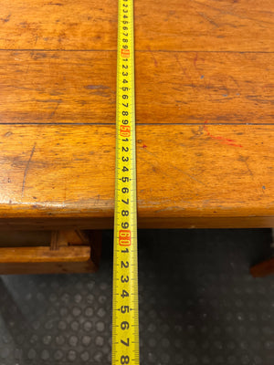 Classic Wooden Office Desk with Drawer – depth measurement
