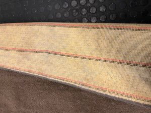Textured Earthy Brown Area Rug (180cm x 136cm) – back view