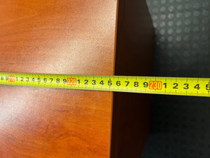 L-Shaped Office Desk with 4-Drawer Pedestal – width measurement