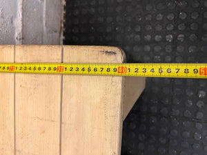 Rustic Ladder-Back Wooden Dining Chair – width measurement