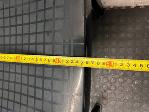 Black Plastic Outdoor Armchair – depth measurement