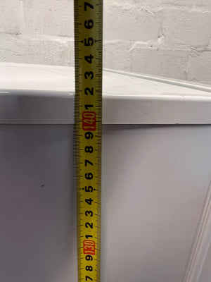 KIC White Top-Mount Fridge-Freezer with Locks — Fridge and Freezer Sections Not Cooling – height measurement